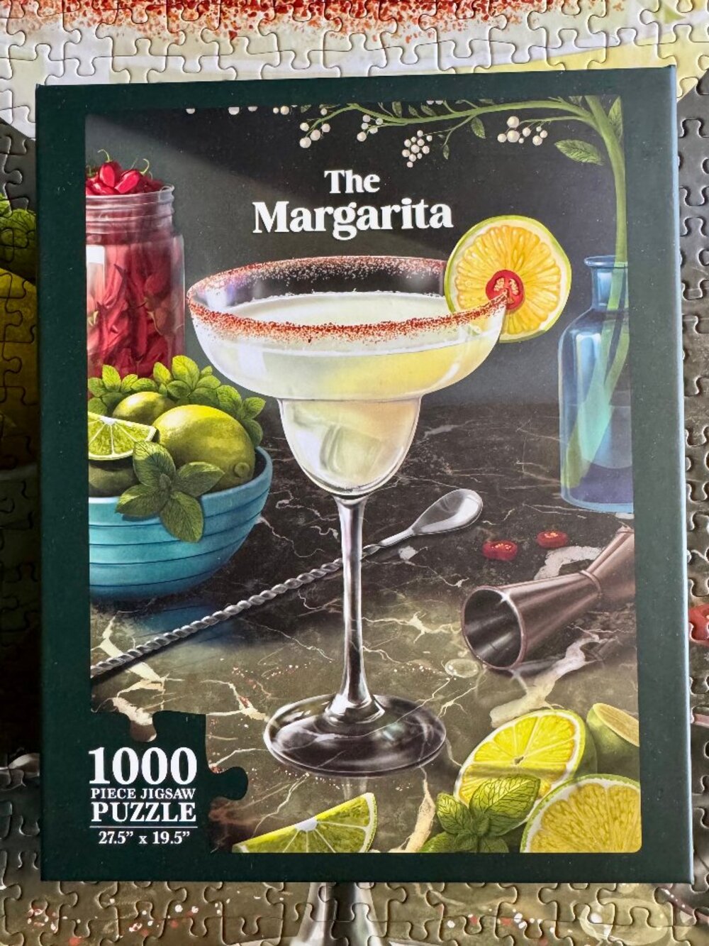 Gouda Games THE MARGARITA – Cocktail Jigsaw Puzzle for Adults - 1000 Pieces